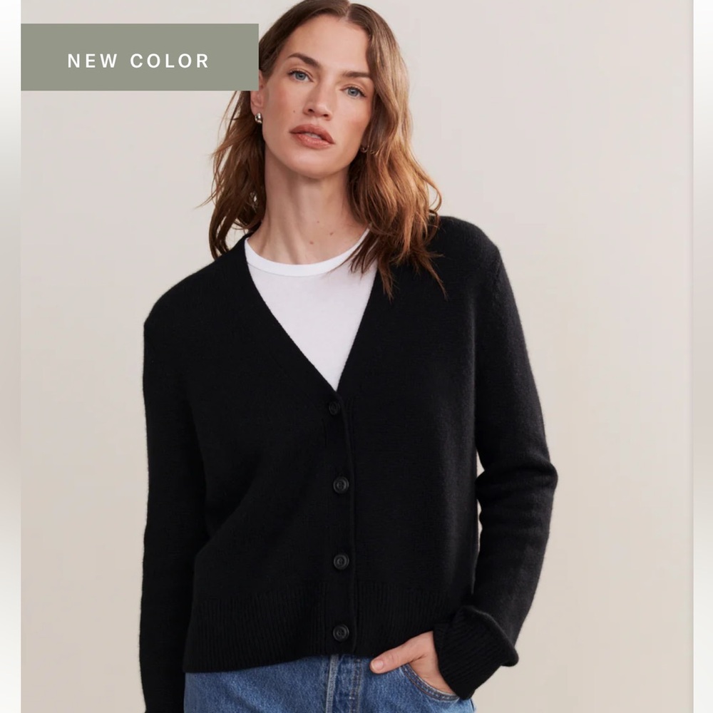 Jenni Kayne Black Cardigan Sweater